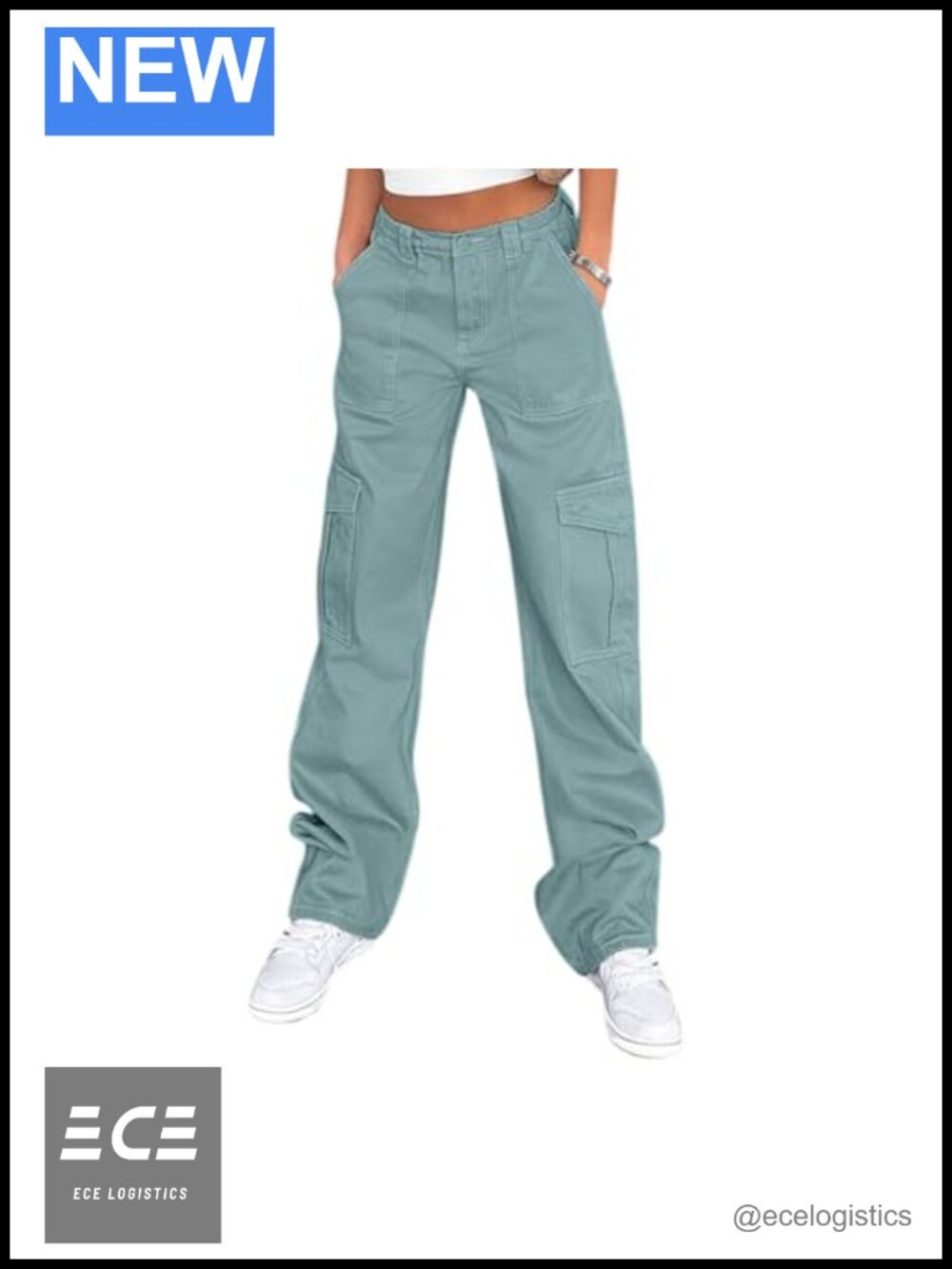 Cargo Pants for Women High Waisted Baggy Stretch Wide Leg Y2K Streetwear